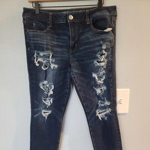 American Eagle Distressed Jeggings